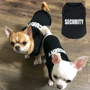Security Clothing for Dogs Summer Pet T