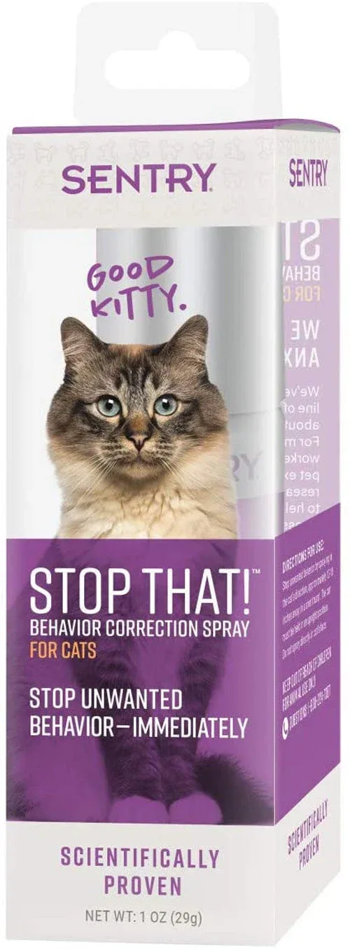SENTRY Stop That Behavior Correction Cat Spray 1 fl oz