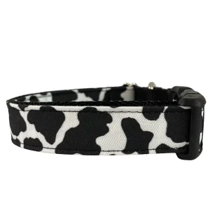 Sew Fetch Dog Co - Cow Print Dog Collar, Heifer, Western, Cow