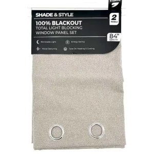 Shade & Style 100% Blackout Panel Set 2 pk.
