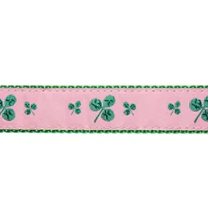 Shamrock -- Pink on Green