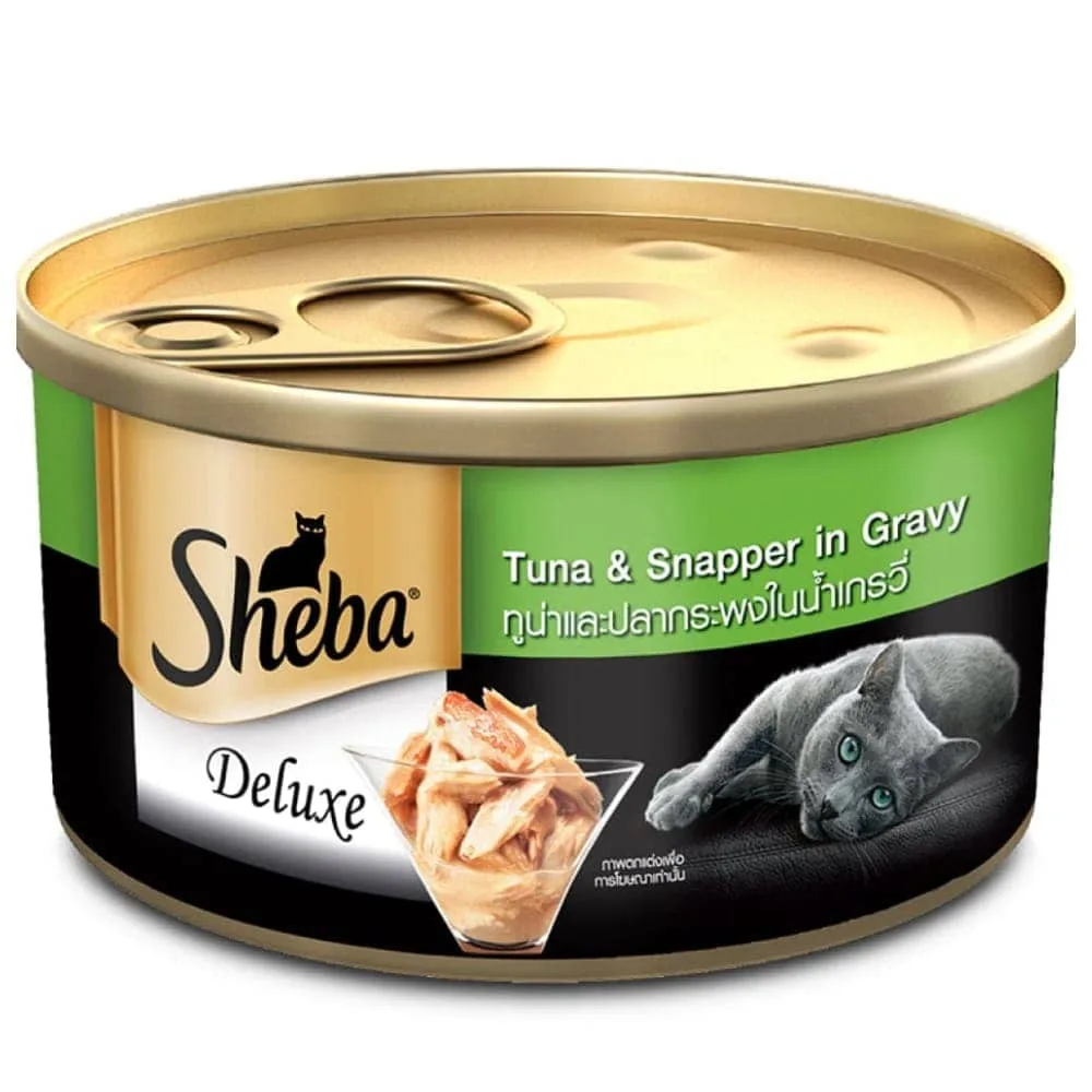 Sheba Complete Nutrition Tuna White Meat & Snapper In Gravy Cat Wet Food - Image 2