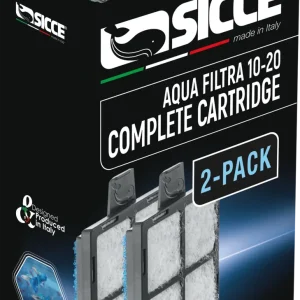 Sicce Aqua Filtra Complete Cartridge 10-20 gal, 2 pk