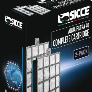 Sicce Aqua Filtra Complete Cartridge 40 gal, 2 pk