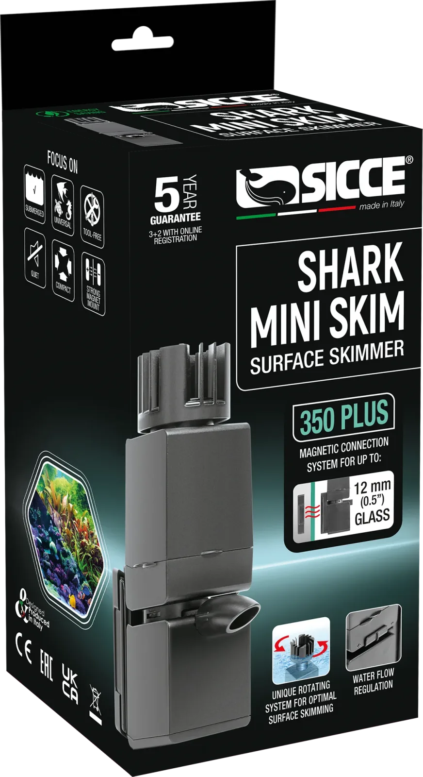 Sicce Shark Mini Skim Surface Skimmer 350 Plus