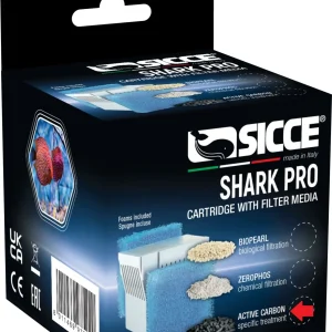Sicce SHARK PRO Carbon Cartridge w/Sponge 20Ppi