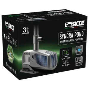 Sicce SyncraPond 1.5 Pond Pump with Fountain - 357gph