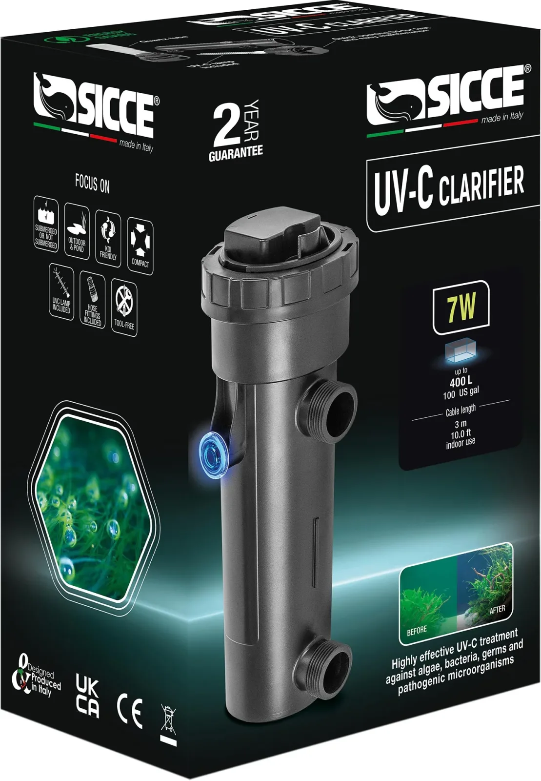 Sicce UV-C Clarifier 7 W