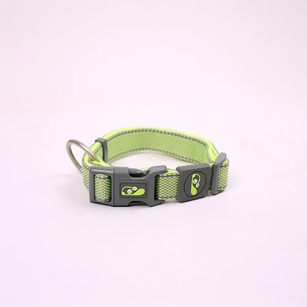 Skatrs Adjustable Collar for Dogs (Neon Green)