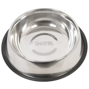 Skatrs Anti Skid Stainless Steel Bowl for Dogs and Cats (1400mL)
