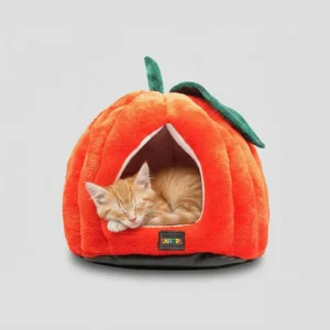 Skatrs Apple Cozy House for Small Dogs and Cats (Orange)