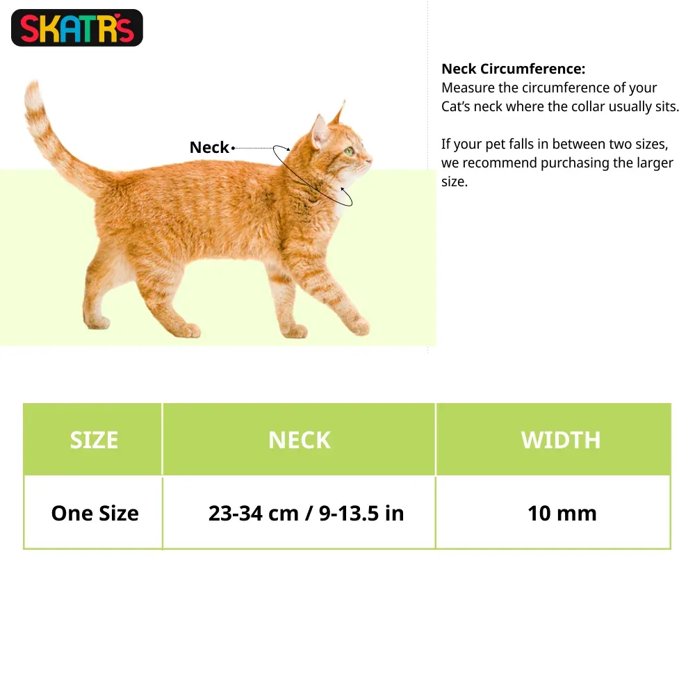 Skatrs Collar with Bell for Cats & Puppies (Black) - Image 2