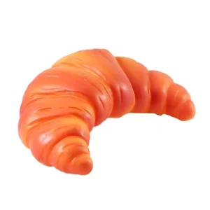 Skatrs Croissant Squeaky Toy for Cats & Dogs