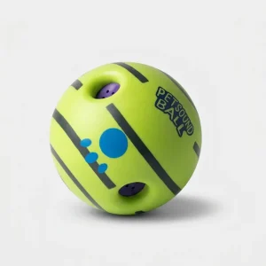 Skatrs Giggle Pet Sound Ball Toy for Dogs and Cats (Green)