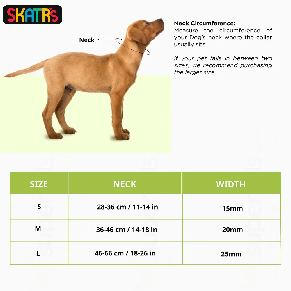 Skatrs Nylon Collar for Dogs and Cats (Red) - Image 2