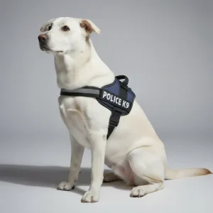 Skatrs Police K9 Harness for Dogs (Navy Blue)