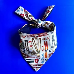 Skiing Dog Bandana