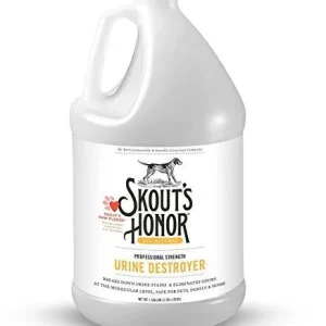Skout's Honor Cat and Dog Urine Destroyer Stain and Odor Remover - 128 oz Jug