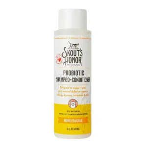 Skout's Honor Cat Shampoo & Conditioner Honeysuckle 16 oz
