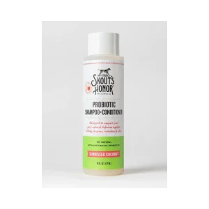 Skout's Honor Dog & Cat Probiotic Pet Shampoo & Conditioner Sunkissed Coconut 16 oz