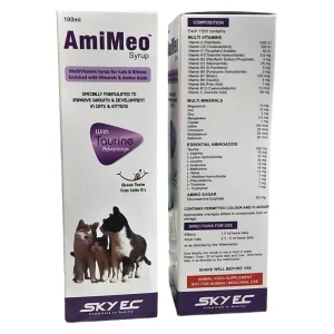 Skyec Amimeo Syrup Growth Supplement for Cats and Kittens