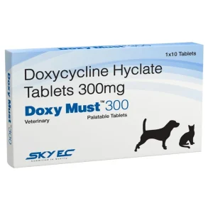 Skyec Doxy Must 300mg (Doxycycline Hyclate) Tablets for Dogs and Cats