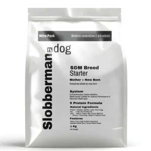 Slobberman dog Gluten Free High Protein Small and Medium Breed Starter Dog Dry Food