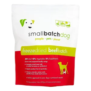 Small Batch Dog Freeze-Dried Sliders Beef - 14 Oz