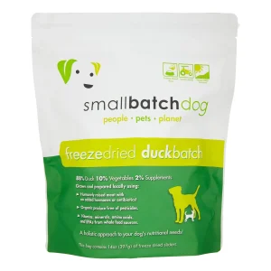 Small Batch Dog Freeze-Dried Sliders Duck - 14 Oz