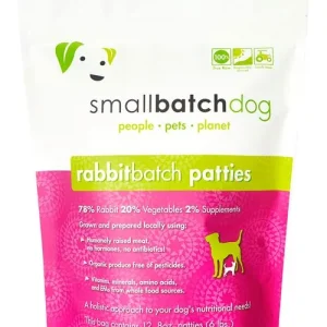 Small Batch Dog Frozen Patties Rabbit - 6 lbs