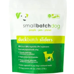 Small Batch Dog Frozen Sliders Duck - 3 lbs