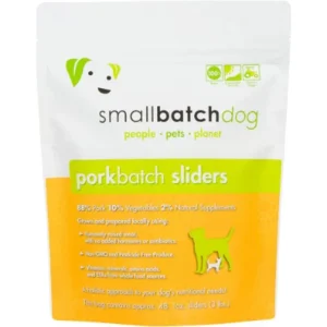 Small Batch Dog Frozen Sliders Pork - 3 lbs