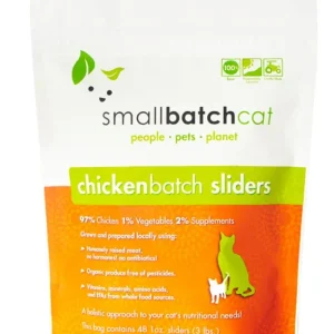 Small Batch Frozen Cat Food Sliders Chicken - 9 lbs