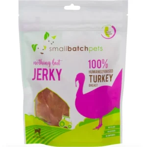 Small Batch Grain-Free Dog Jerky Treats Turkey - 4 Oz