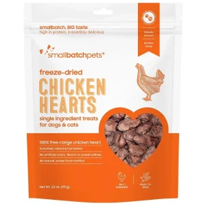 Smallbatch Dog & Cat Freeze Dried Treat Chicken Heart (3.5oz)