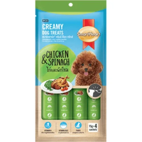 SmartHeart Chicken & Spinach Dog Creamy Treat - Image 2