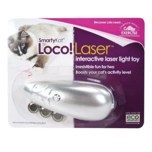 SmartyKat Loco!Laser Interactive Laser Pointer Cat Toy Assorted