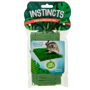 SmartyKat Meadow Mayhem Paper Grass Hide and Seek Cat Mat Toy 2 pk