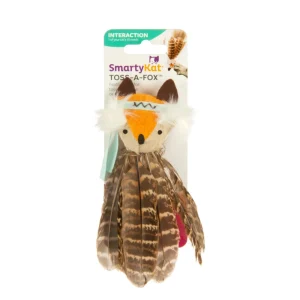 SmartyKat Toss-a-Fox Catnip Cat Toy Multi-Color by SmartyKat