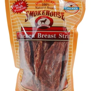 Smokehouse Chicken Breast Strips Dog Treat, 8 oz