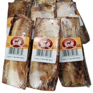 Smokehouse USA Made Beef Rib Bones, 6 in, 30 ct