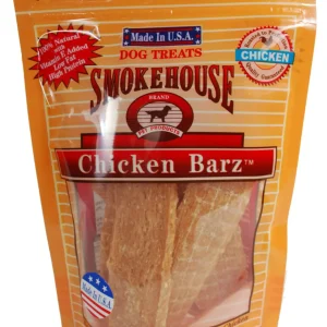 Smokehouse USA Made Chicken Barz Dog Treat, 4 oz