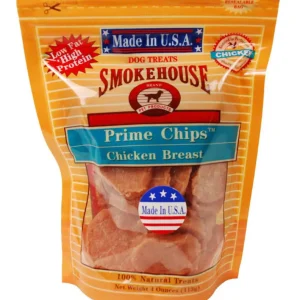 Smokehouse USA Made Prime Chips Dog Treat Chicken, 4 oz