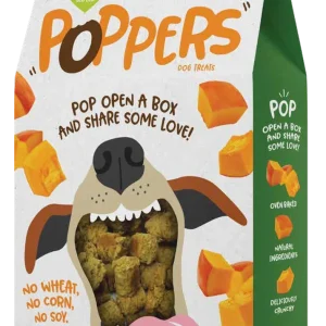 Snicky Snak Poppers Dog Treat Pumpkin 10 oz