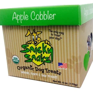 Snicky Snaks Organic Apple Cobbler Dog Biscuits - 12 lbs