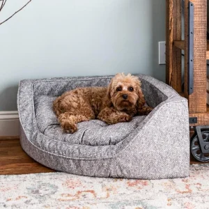 Snoozer Luxury Overstuffed Corner Dog Bed | Show Dog