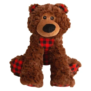 Snugarooz Benny the Bear Plush Dog Toy 9 in