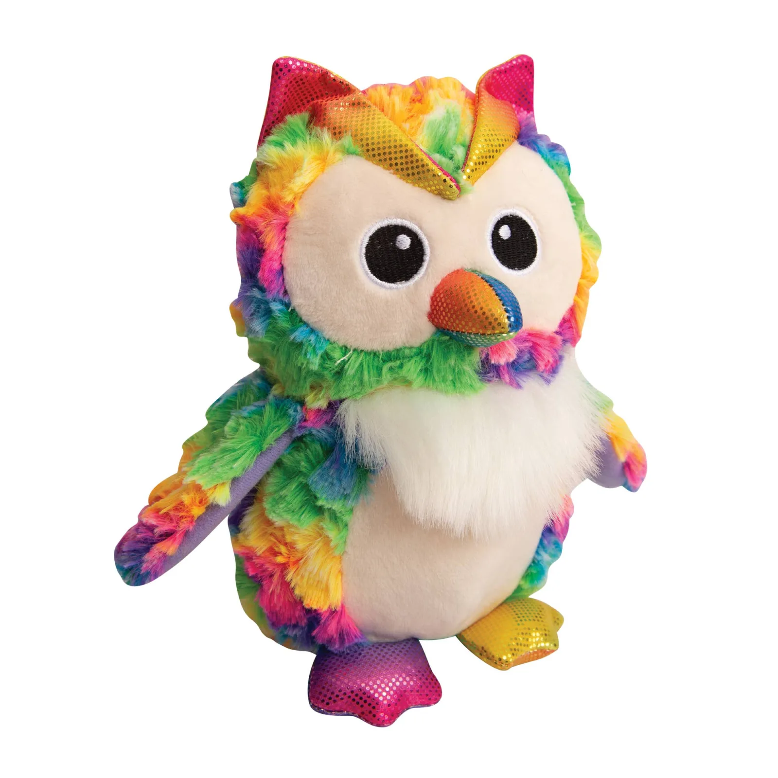 SnugArooz Hootie the Owl Plush Dog Toy 8" - Image 2