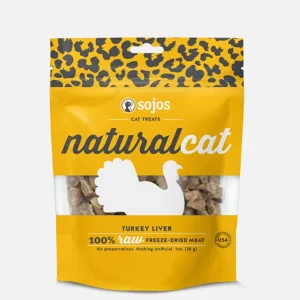 Sojos Cat Naturals Cat Treats Turkey Liver 1 oz