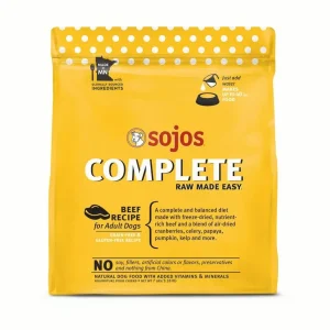 Sojos Freeze-Dried Dog Food Complete Adult Beef - 7 lbs